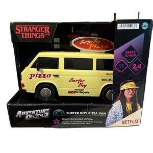 New stranger things surfer boy pizza van remote control car